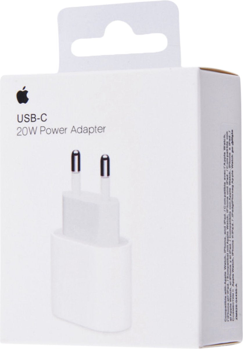 Original Apple Usb C Oplader 20W I-Phone 15-14-13-12-11 Snellader