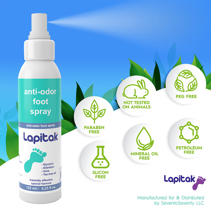 Lapitak Anti odor Foot Spray 125ml